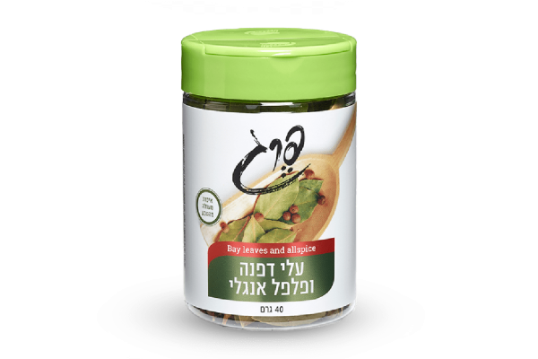פרג עלי דפנה ופלפל אנגלי