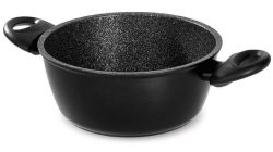סיר אינדוקציה 20 ס״מ 2.4 ליטר Barazzoni סדרת Granitica Extra