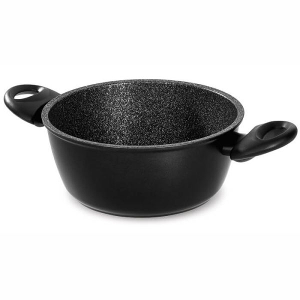 סיר אינדוקציה 20 ס״מ 2.4 ליטר Barazzoni סדרת Granitica Extra